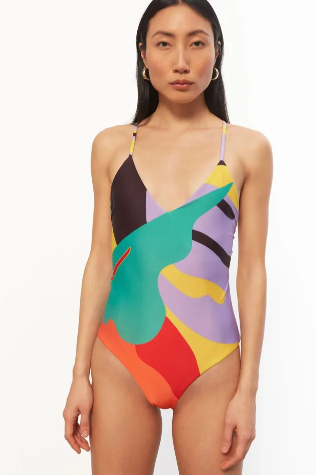 Women Mara Hoffman One Pieces Emma One Piece Black Multi