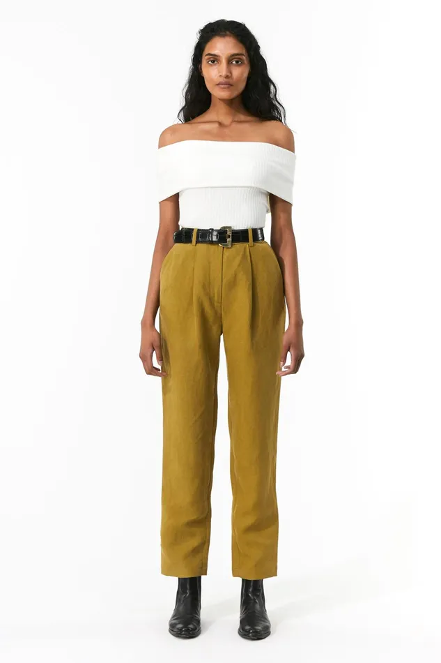 Women Mara Hoffman Pants and Shorts Dita Pant Olive