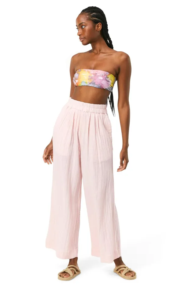 Women Mara Hoffman Pants and Shorts Paloma Pant Pastel Pink