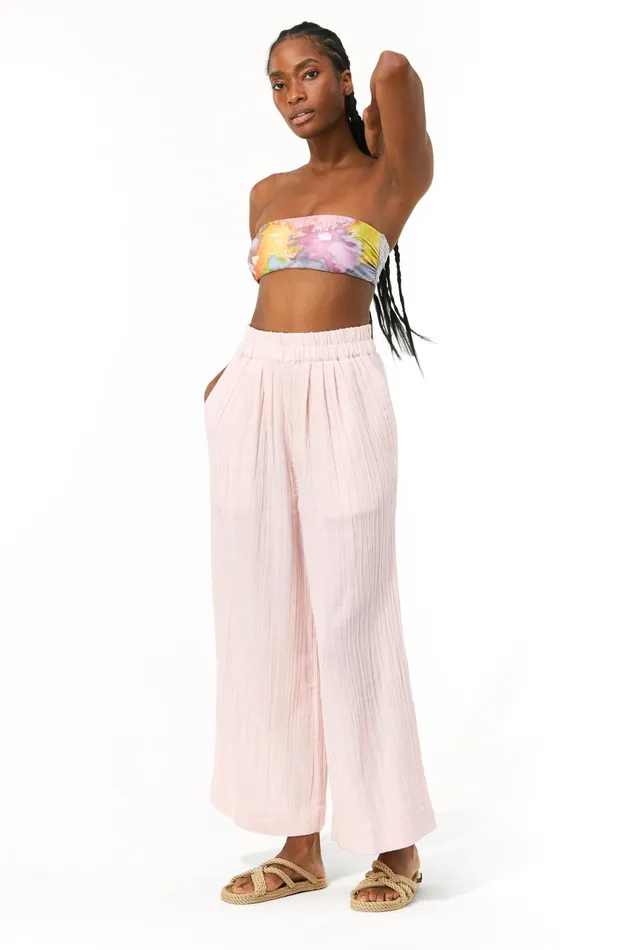 Women Mara Hoffman Pants and Shorts Paloma Pant Pastel Pink