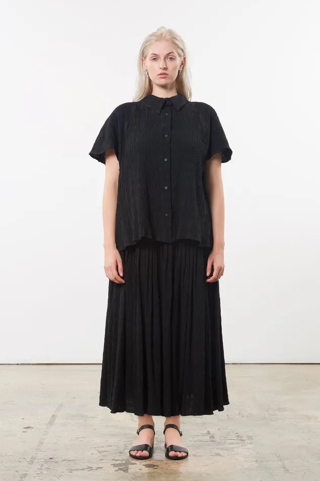 Women Mara Hoffman Tops Extended Phebe Top Black