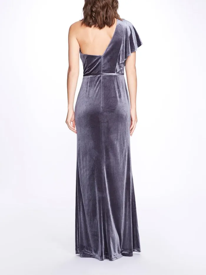 Women Marchesa Marchesa Notte Adria Steel