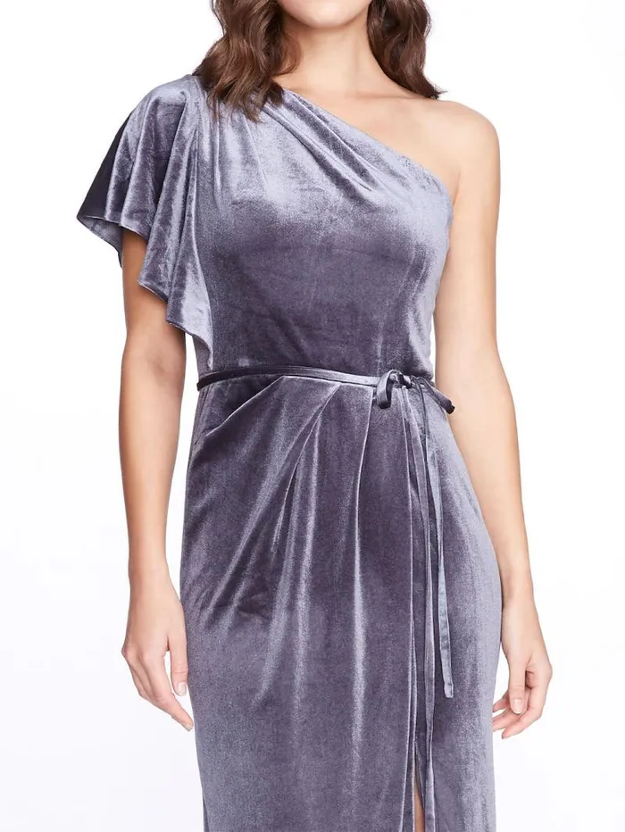 Women Marchesa Marchesa Notte Adria Steel