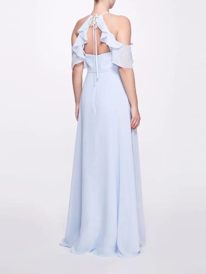 Women Marchesa Marchesa Notte Ferrara Ice Blue