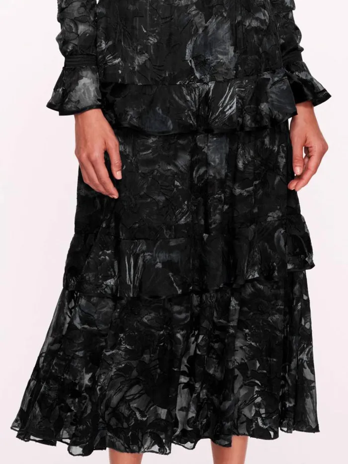 Women Marchesa Marchesa Rosa Diantha Dress Black