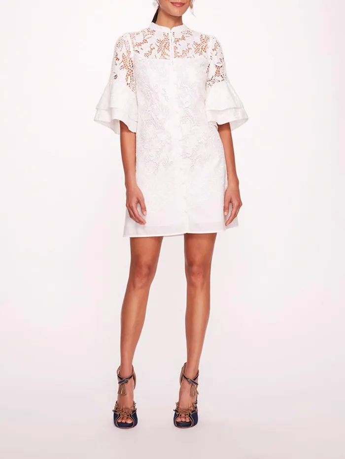 Women Marchesa Marchesa Rosa Tiarella Ivory