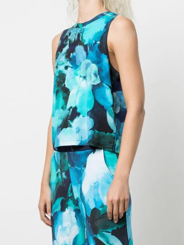Women Marchesa Tops Casey Top Printed Navy Multi