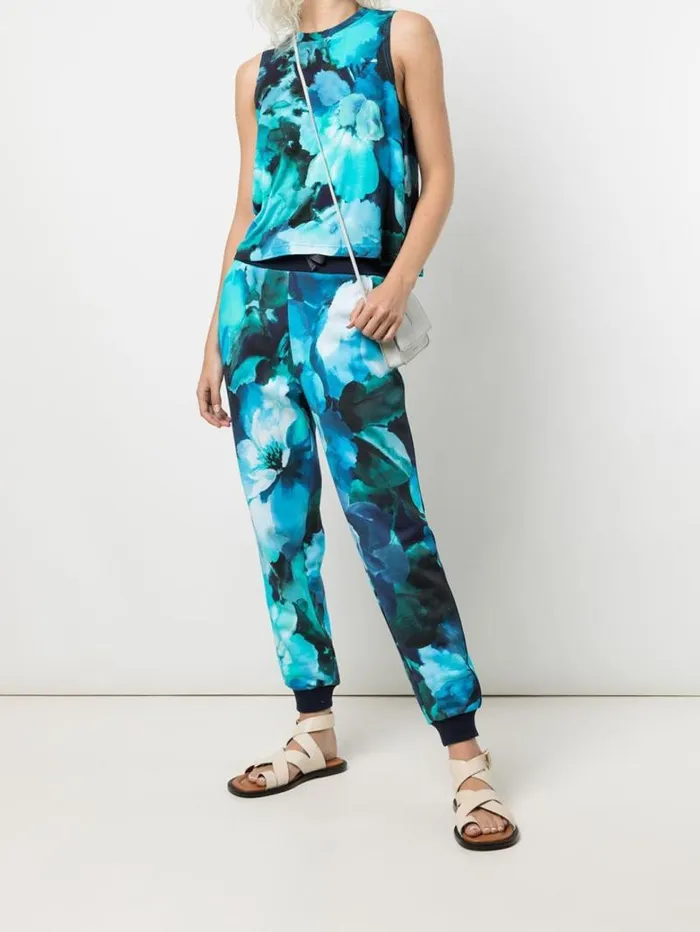 Women Marchesa Tops Casey Top Printed Navy Multi