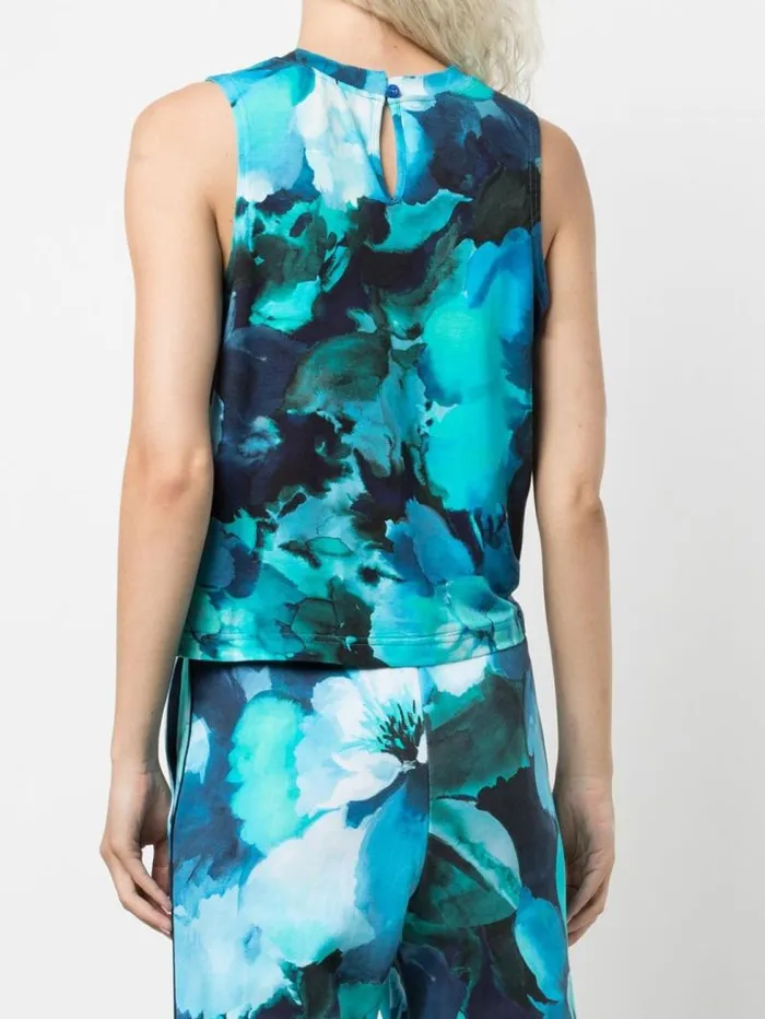 Women Marchesa Tops Casey Top Printed Navy Multi