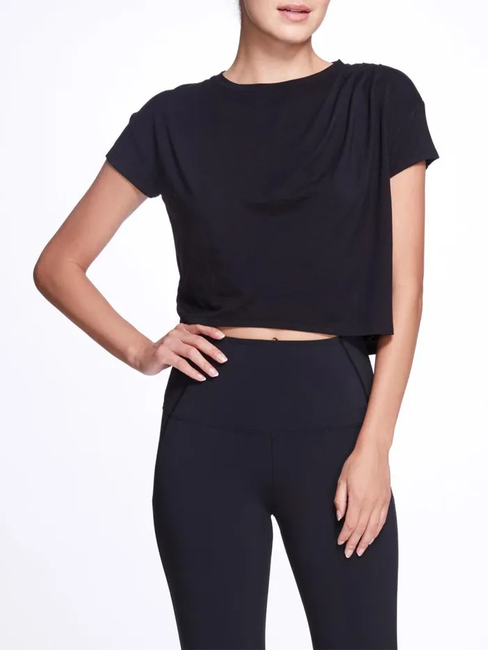 Women Marchesa Tops Misty Top Black