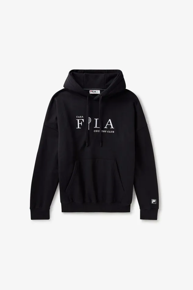 Women Matching Sets Fila Casa Fila Country Club Hoodie 001 Black