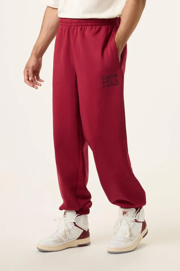 Women Matching Sets Fila CASA FILA Country Club Jogger 600 Tinetan Red