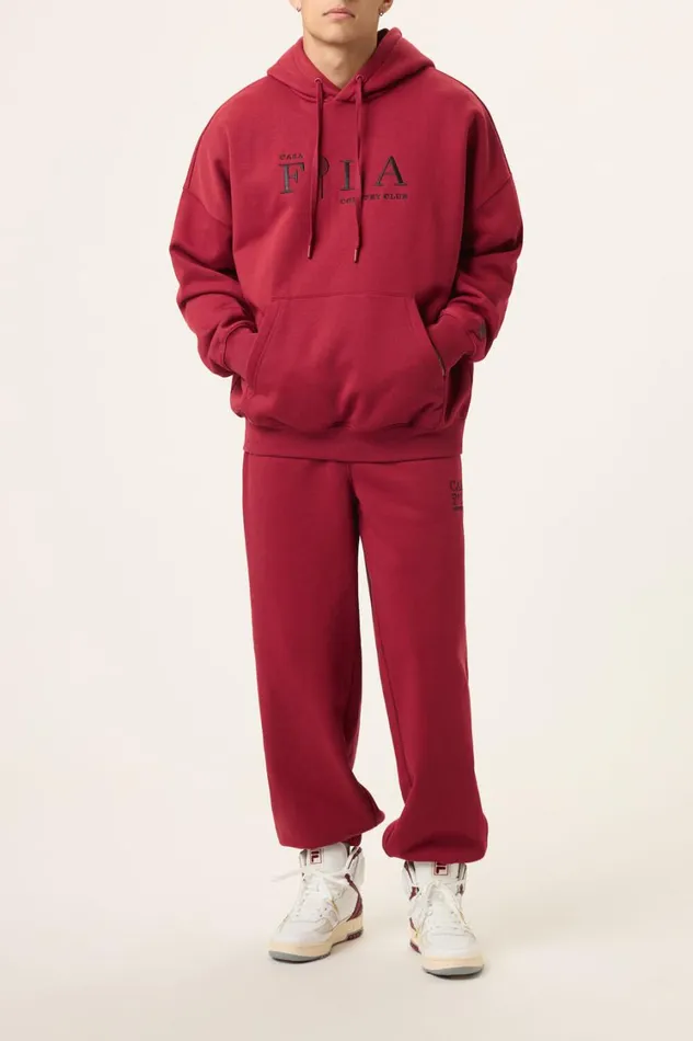Women Matching Sets Fila CASA FILA Country Club Jogger 600 Tinetan Red