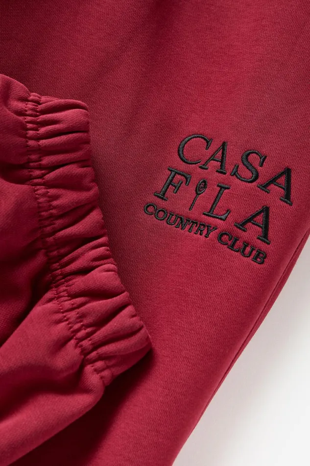 Women Matching Sets Fila CASA FILA Country Club Jogger 600 Tinetan Red