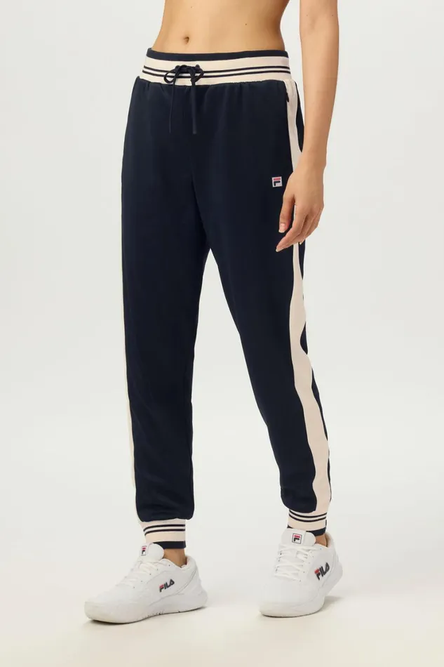 Women Matching Sets Fila Performance Iconic Settanta Pant 978 Blackangora