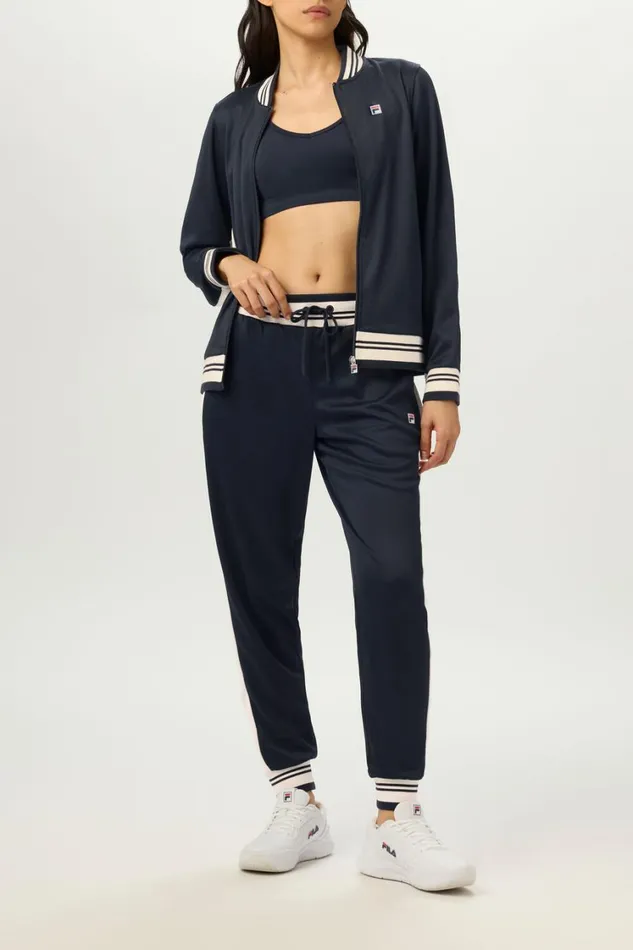 Women Matching Sets Fila Performance Iconic Settanta Pant 978 Blackangora