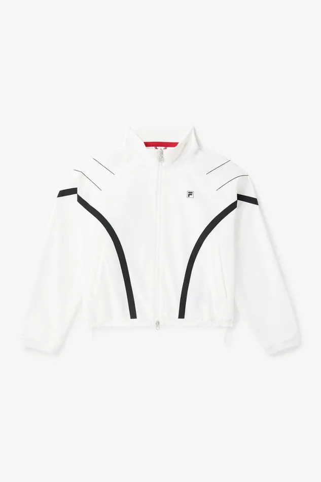 Women Matching Sets Fila Tennis Jacket 110 Off White