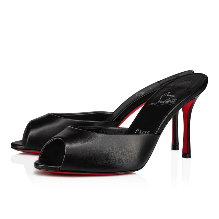 Women Me Dolly 85 Mm Mules 8211 Nappa Leather 8211 Black Christian Louboutin Sandals and Slides Women Me Dolly 85 Mm Mules 8211 Nappa Leather 8211 Black Christian Louboutin Sandals and Slides