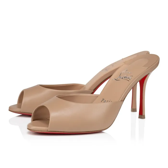 Women Me Dolly 85 Mm Mules 8211 Nappa Leather 8211 Blush Christian Louboutin Mules