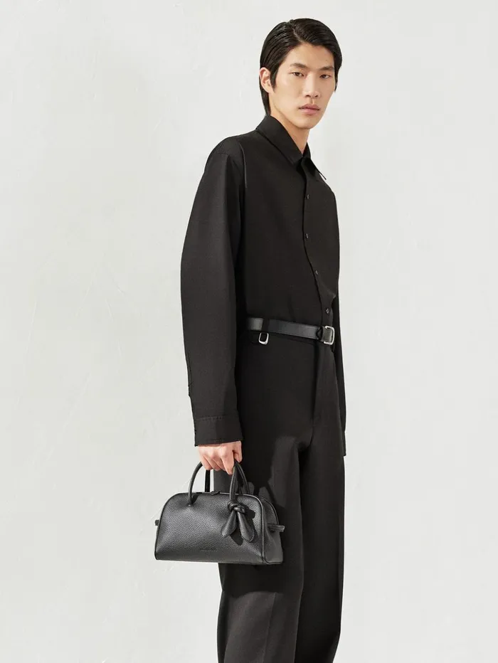 WomenMen Crossbody and Handbags JACQUEMUS The Small Turismo Black