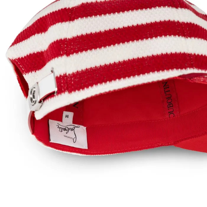 WomenMen Mooncrest Baseball Hat 8211 Malha Printed Fabric 8211 Loubi Christian Louboutin Hats