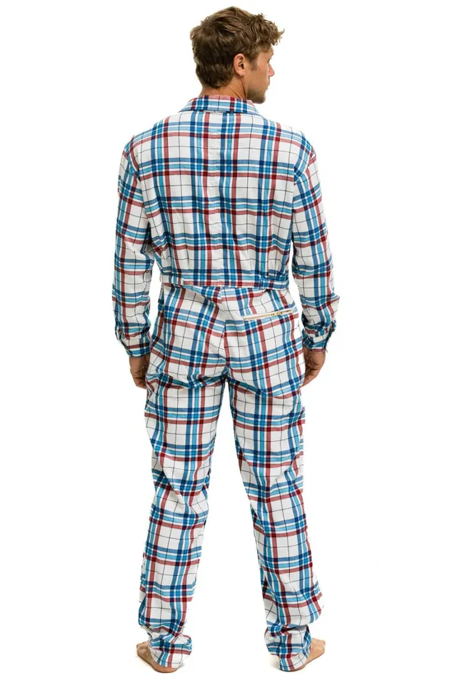 WomenMen Outerwear Aviator Nation UNISEX PLAID FLIGHT SUIT 8211 MONTAUK PLAID