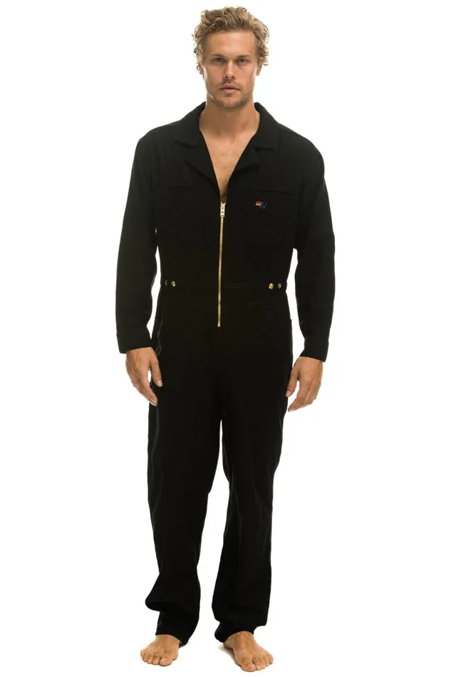 WomenMen Outerwear Aviator Nation UNISEX TWILL FLIGHT SUIT 8211 BLACK WomenMen Outerwear Aviator Nation UNISEX TWILL FLIGHT SUIT 8211 BLACK