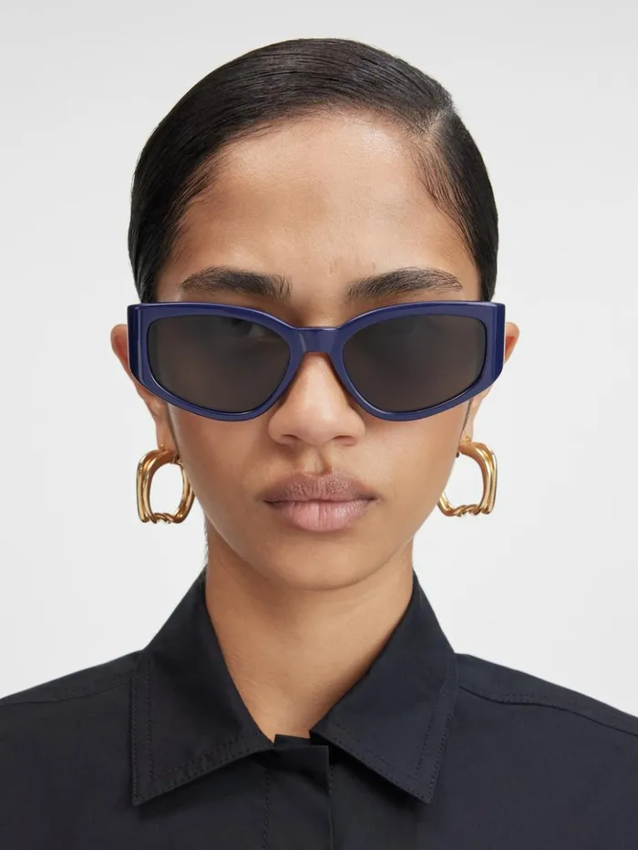 WomenMen Sunglasses JACQUEMUS The Gala Sunglasses Navy WomenMen Sunglasses JACQUEMUS The Gala Sunglasses Navy