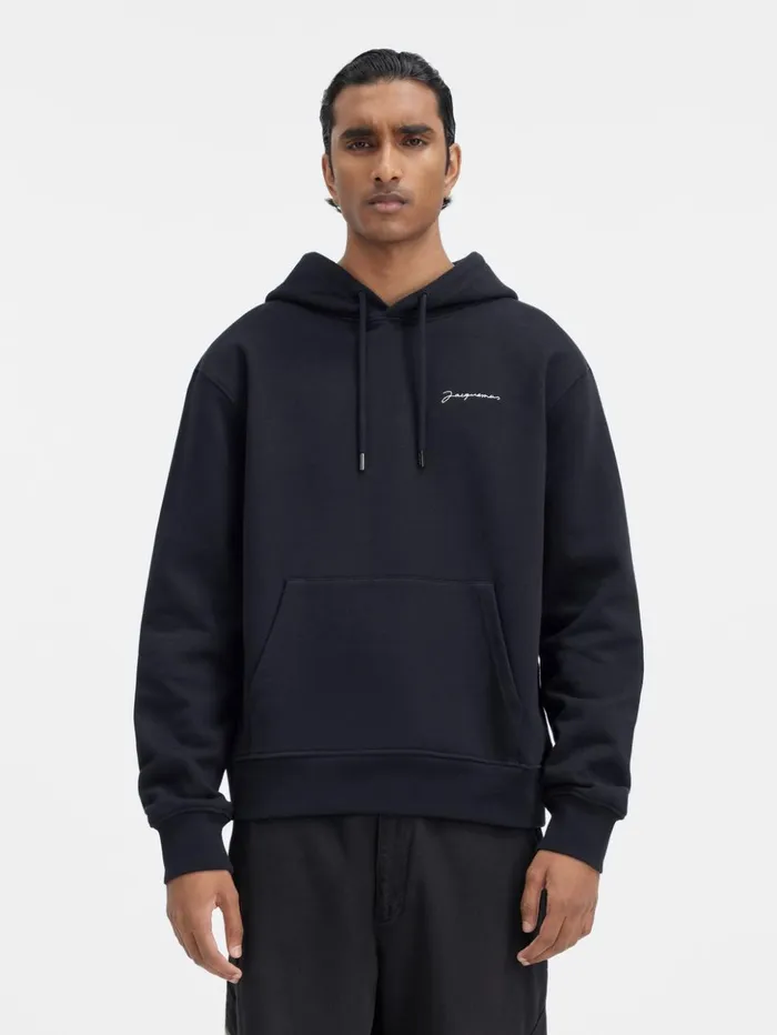 WomenMen Sweatshirts and Joggings JACQUEMUS The Embroidered Sweatshirt Black