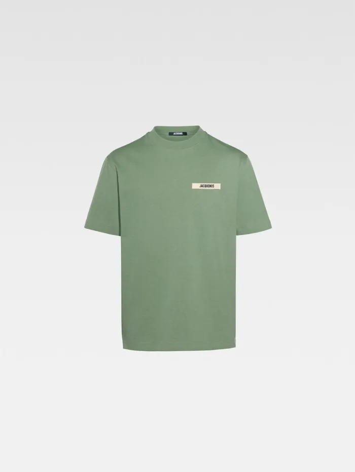 WomenMen Tshirts JACQUEMUS The Gros Grain Tshirt Light Green WomenMen Tshirts JACQUEMUS The Gros Grain Tshirt Light Green