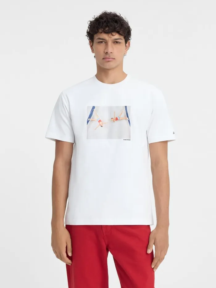 WomenMen Tshirts JACQUEMUS The Jacquemus X Valery Katsuba Tshirt Print White