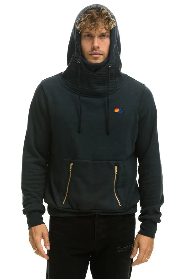 WomenMen Tops Aviator Nation NINJA PULLOVER HOODIE 8211 CHARCOAL WomenMen Tops Aviator Nation NINJA PULLOVER HOODIE 8211 CHARCOAL