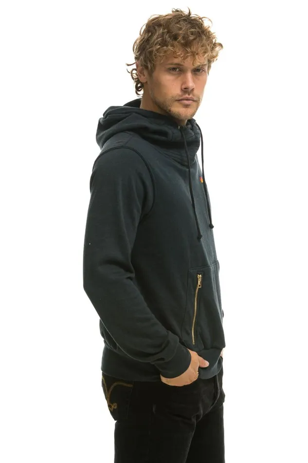 WomenMen Tops Aviator Nation NINJA PULLOVER HOODIE 8211 CHARCOAL WomenMen Tops Aviator Nation NINJA PULLOVER HOODIE 8211 CHARCOAL
