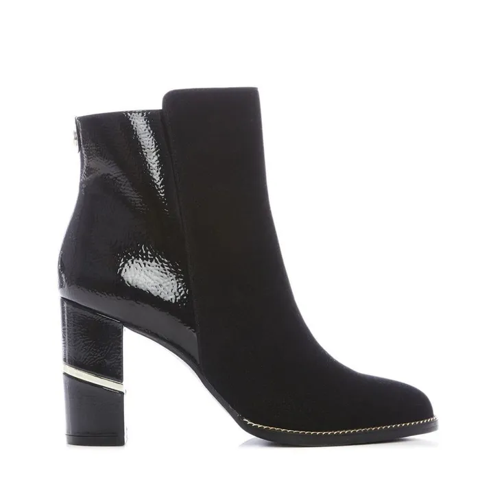 Women Moda In Pelle Black Boots Mirren Black Protauras