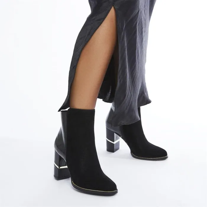 Women Moda In Pelle Black Boots Mirren Black Protauras
