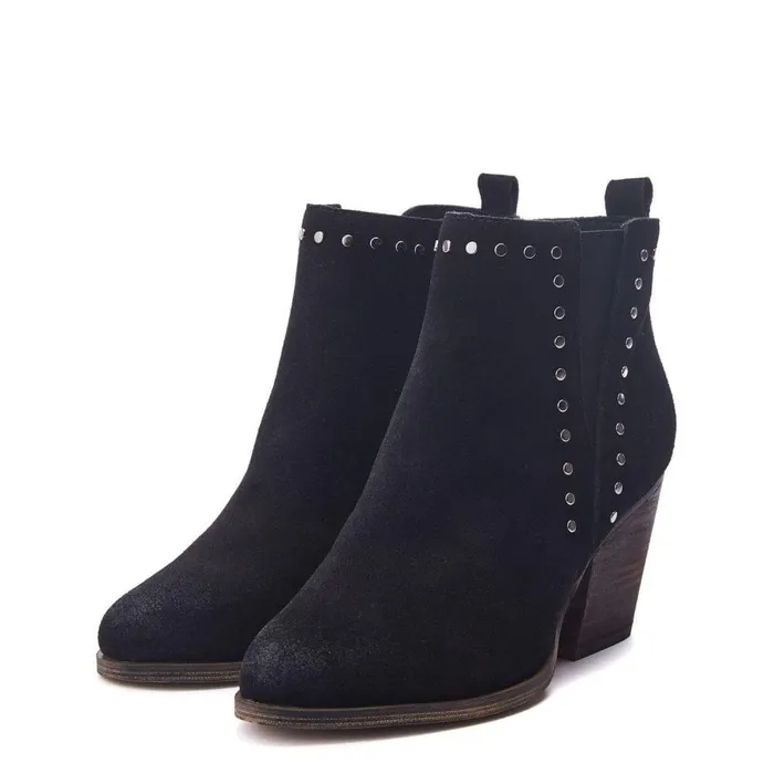 Women Moda In Pelle Black Boots Ohad Black Suede