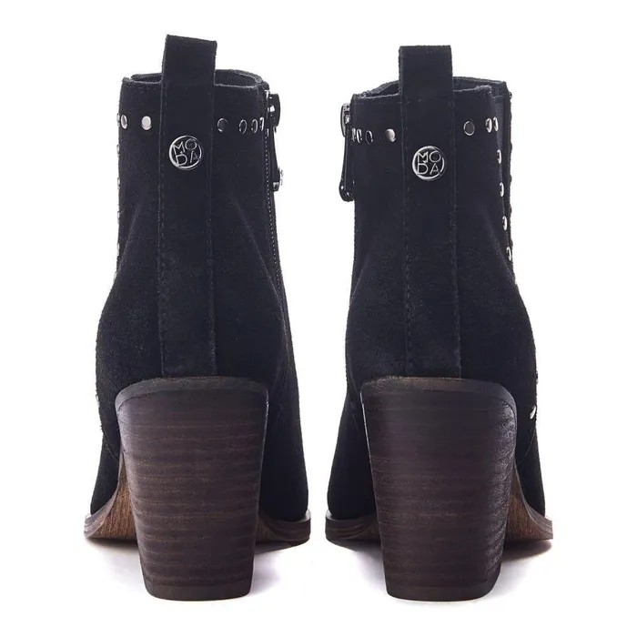 Women Moda In Pelle Black Boots Ohad Black Suede