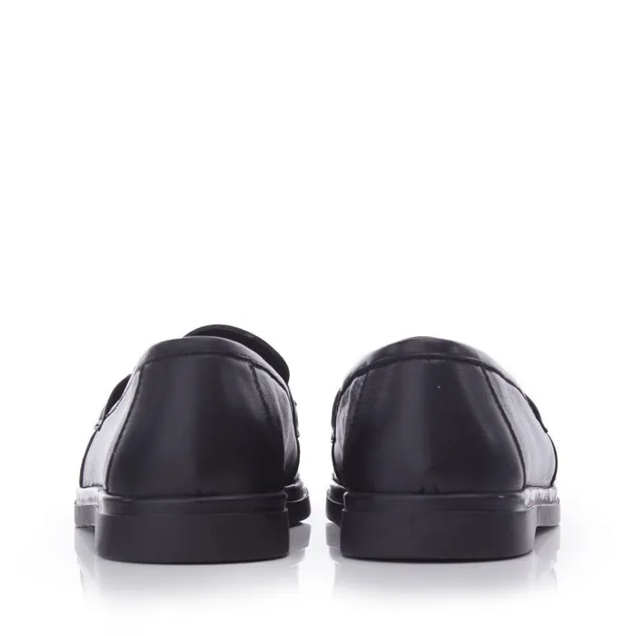 Women Moda In Pelle Brogues And Loafers Bsoleful BCassi Black Leather
