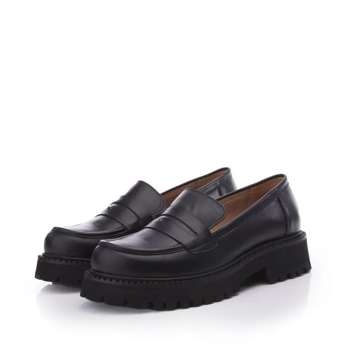 Women Moda In Pelle Casual Shoes Bsoleful BJackson Black Leather