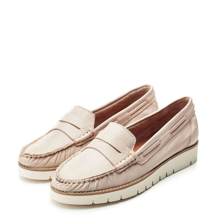Women Moda In Pelle Casual Shoes Evenia Off White Leather