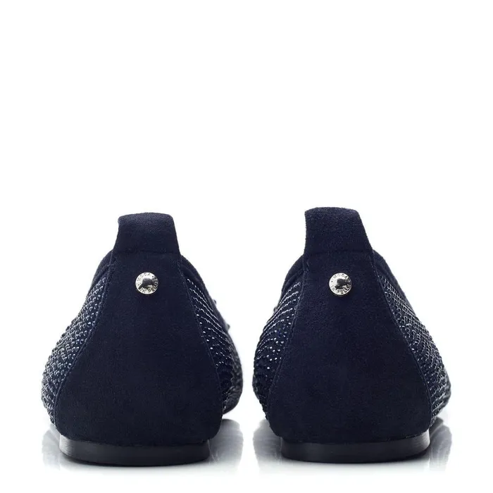 Women Moda In Pelle Casual Shoes Frieda Navy Alcantara