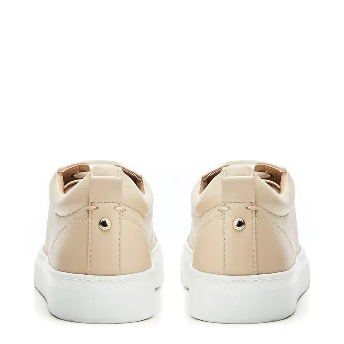 Women Moda In Pelle Casual Trainers Aiyla Taupe Leather