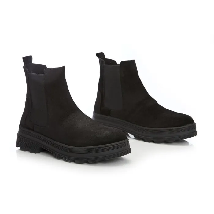 Women Moda In Pelle Chelsea Boots Bsoleful B Arctic Black Suede