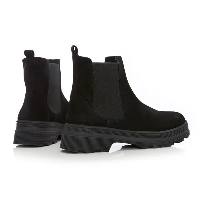 Women Moda In Pelle Chelsea Boots Bsoleful B Arctic Black Suede