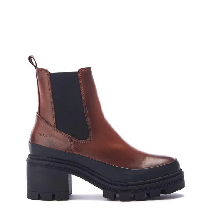 Women Moda In Pelle Chelsea Boots Shoon Sh Oulton Tan Leather