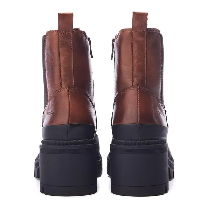 Women Moda In Pelle Chelsea Boots Shoon Sh Oulton Tan Leather