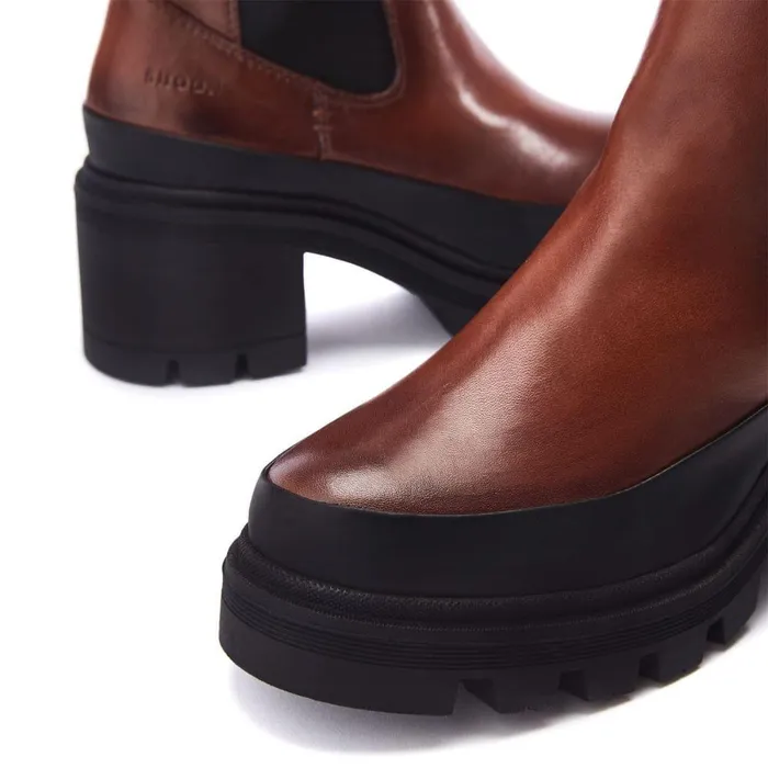 Women Moda In Pelle Chelsea Boots Shoon Sh Oulton Tan Leather