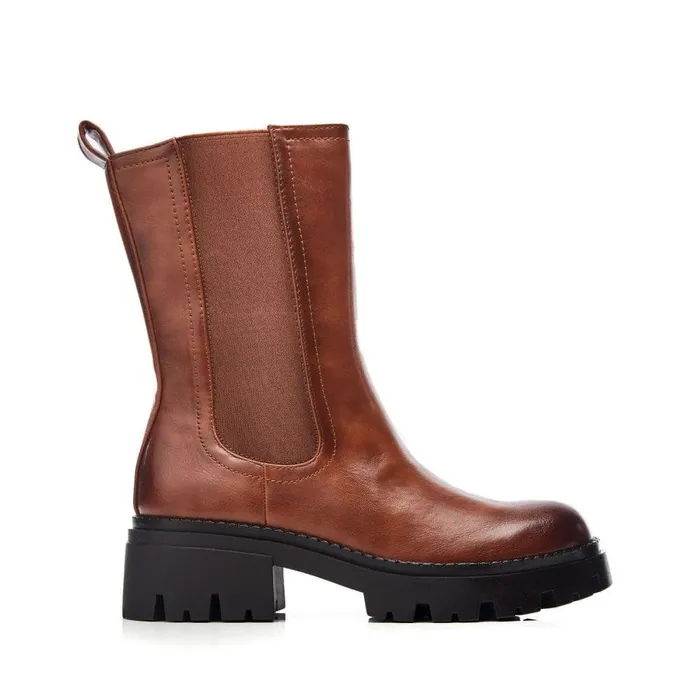 Women Moda In Pelle Chunky Boots Giani Tan Porvair