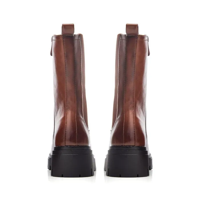 Women Moda In Pelle Chunky Boots Giani Tan Porvair