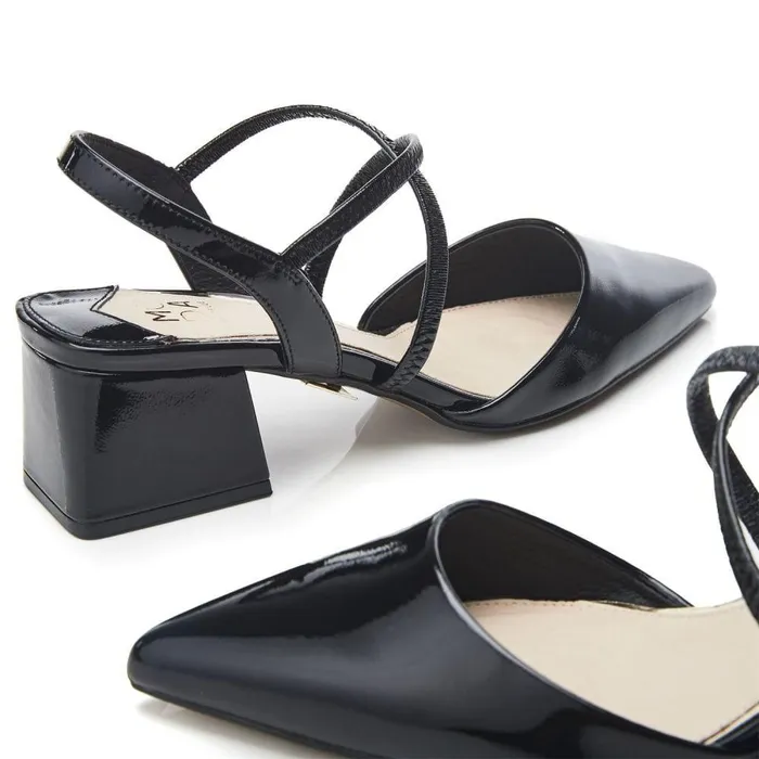 Women Moda In Pelle Court Shoes Caydence Black Leather